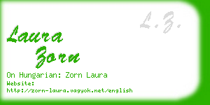 laura zorn business card